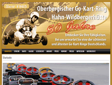 Tablet Screenshot of kartring-oberberg.de